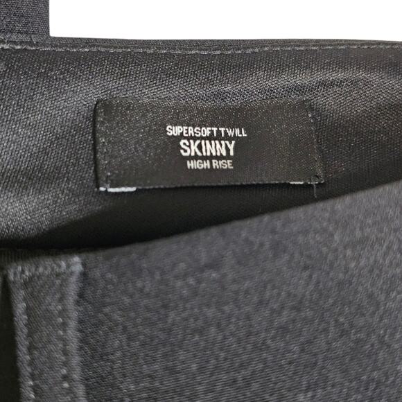 Express High Rise Skinny Super soft twill pants in black size 2R - Picture 8 of 8